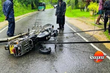 පෙර පිනකින් බේරුණු යතුරුපැදිකරු