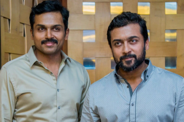 இந்த புகைப்படத்தில் இரண்டு டாப் நடிகர்கள் உள்ளனர்.. யார் என்று தெரிகிறதா | Suriya Karthi Childhood Photo