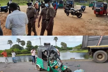 மன்னார் - தலைமன்னார் பிரதான வீதியில் விபத்து - ஒருவருக்கு பலத்த காயம் (Photos)