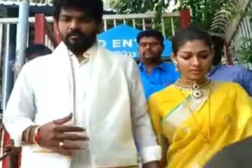 கணவன் மனைவியாக கடவுள் தரிசனம் செய்த நயன்தாரா-விக்னேஷ் சிவன்.. எங்கு தெரியுமா?