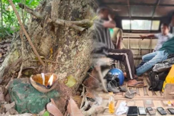 புதையல் தோண்டியவர்கள் பூஜைப் பொருட்களுடன் கைது