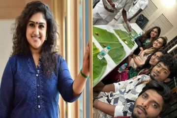 பிக்பாஸ் பிரபலங்களுடன் விருந்து சாப்பிட்ட வனிதா.. மாயா இல்லையே?