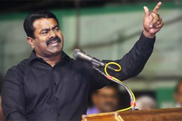 மம்தாவுக்கும், பினராயி விஜயனுக்கும் பகையாளியாக இருப்பவர், ஸ்டாலினுக்கு மட்டும் விருந்தாளி ஆனதெப்படி? – சீமான்