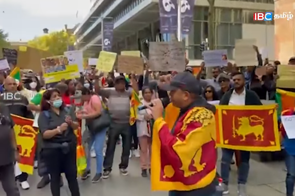 கோட்டாபயவுக்கு எதிராக அவுஸ்திரேலியாவில் திரண்ட மக்கள்! (காணொளி) - ஐபிசி தமிழ்