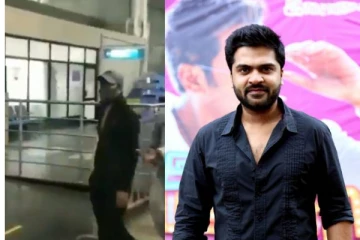 விமான நிலையத்திற்கு வந்த நடிகர் சிம்பு - இணையத்தில் வைரலாகும் வீடியோ!