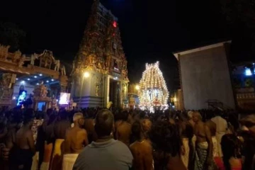 யாழில் வெகு சிறப்பாக இடம்பெற்ற தெல்லிப்பழை துர்க்காதேவி ஆலய திருமஞ்ச திருவிழா!