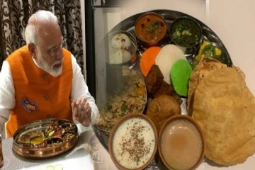 சமூக வலைதளங்களில் வைரலாகும் மோடி உணவு