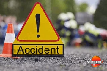 අලුත්ගම දුම්රිය වෑන් රථ අනතුරක්