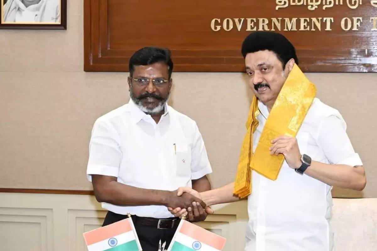 தவெகவிற்கு அதிகாரப்பூர்வ ஆதரவு தெரிவிக்காத நிலையில் மு.க.ஸ்டாலினை சந்தித்த திருமாவளவன்..! | Thirumavalavan Meets With Dmk President Mk Stalin