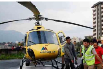 හෙලිකොප්ටර් අනතුරකින් 6ක් මියයයි..