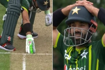 பாகிஸ்தான் வீரர் செய்த காரியம்; அம்பயர் எடுத்த அதிரடி முடிவு - வைரலாகும் Video!