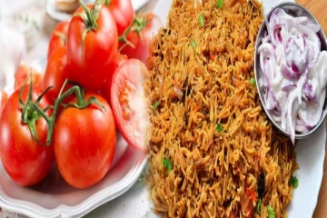 thakkali sadam: பிரியாணிக்கே டஃப் கொடுக்கும் தக்காளி சாதம்