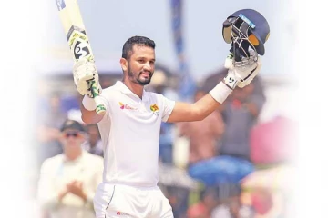 ටෙස්ට් නායක දිමුත් කරුණාරත්නට විශිෂ්ඨ ජයක්...