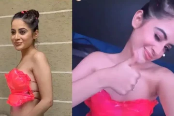 பிளாஸ்டிக் கவரை மேலாடையாக அணிந்து வந்த நடிகை! அனைவரும் ஷாக்.. வைரல் வீடியோ