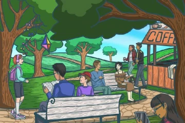 Optical illusion:இந்த படத்தில் News Paper எங்கே உள்ளது?