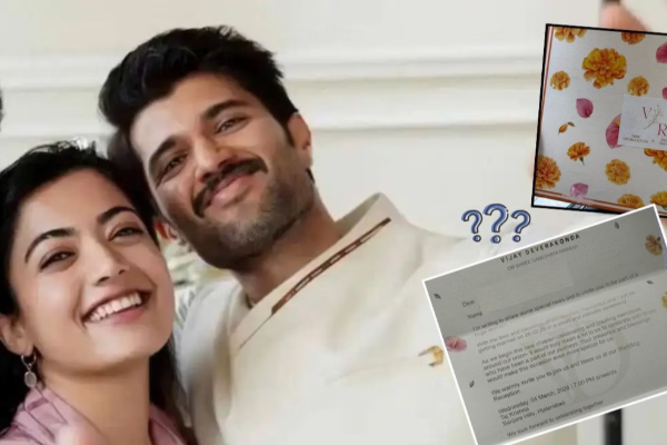 සමාජ මාධ්‍ය කලඹපු විජේ හා රශ්මිකාගේ විවාහ ආරාධනා පත්‍රය | Wedding Invite Of Vijay Rashmika Viral