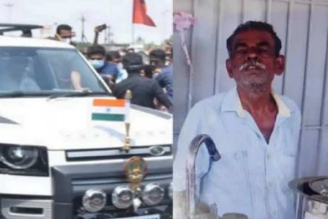 முதலமைச்சர் வாகனத்தின் மீது டீ கிளாஸை எறிந்த நபர் - என்ன காரணம்?