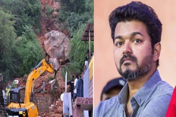 மண் சரிவு சம்பவம் நெஞ்சைப் பதற வைக்கிறது.., விஜய் வேதனை