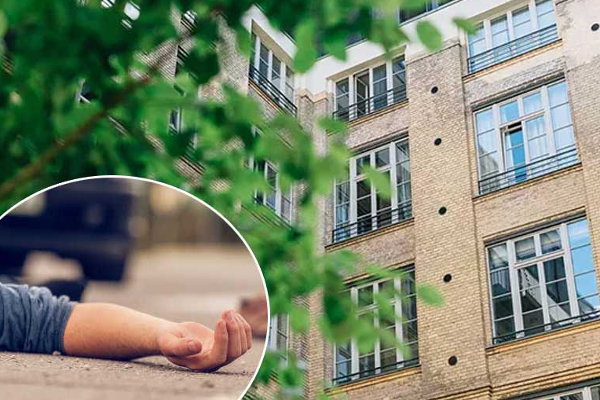 கள்ளக்காதலியின் கணவரை பார்த்துடன் 5 வது மாடியிலிருந்து குதித்த வாலிபர் பலி - தமிழ்நாடு