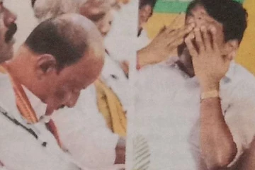 யாரு கண்ணுலையும் படாத மாதிரி தூங்கிட்டாராம்! தூங்கி வழியும் பிஜேபி சமுகம்..