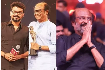 நா பார்த்து வளர்ந்த பையன்...எனக்கு போட்டியா..? விஜய் மேடையில் போட்டுடைத்த ரஜினி..!