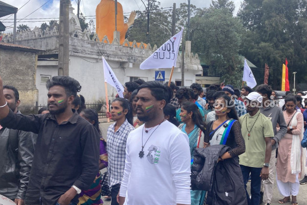 நுவரெலியாவில் இளைஞர்கள் பாதயாத்திரை | Youth March In Nuwara Eliya