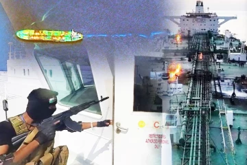 செங்கடலில் இலக்குவைக்கப்பட்ட கிரேக்க எரிபொருள் கப்பல்: ஹவுதி வெளியிட்ட காணொளி