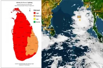 அவதானமாக செயற்படவும்..! அடுத்துவரும் 24 மணிநேரத்திற்கு விடுக்கப்பட்டுள்ள சிவப்பு வானிலை