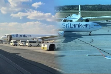 திடீரென இரத்து செய்யப்பட்ட ஸ்ரீலங்கன் விமானம் : கடும் கோபத்தில் பயணிகள்