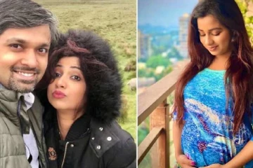 முதன் முதலில் தன் குழந்தையின் புகைப்படத்தை வெளியிட்ட ஸ்ரேயா கோஷல்..வைரலாகும் புகைப்படம்!