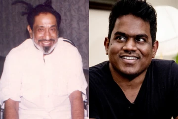 சிவாஜி கணேசனுடன் யுவன் சங்கர் ராஜா எடுத்துக்கொண்ட ஒரே ஒரு அரிய புகைப்படம்.. பலரும் பார்த்திராதது