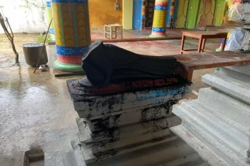யாழில் முருகன் ஆலயத்தில் மயில் சிலையை உடைத்த விஷமிகள்!