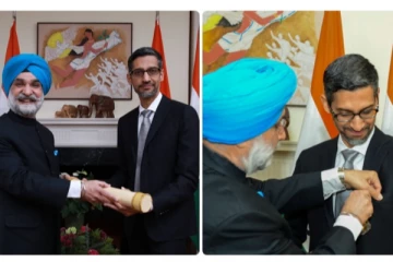 இந்த கெளரவம் இந்தியாவுக்குதான் - சுந்தர் பிச்சைக்கு பத்மபூஷண் விருது!