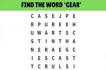 Optical illusion: மூளைக்கு வேலை கொடுங்கள் இதில் 'GEAR' என்ற வார்த்தை எங்கே உள்ளது?