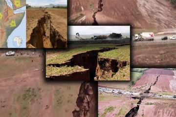 இரண்டாக பிளக்கும் ஆபிரிக்கா கண்டம்: பூகோள அமைப்பில் வியத்தகு மாற்றம்