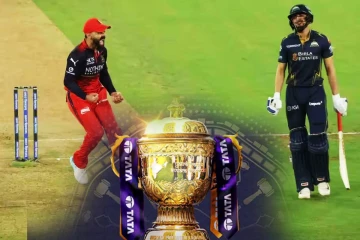 குஜராத்தை தடுமாற செய்த பெங்குளூரு பந்து வீச்சாளர்கள் :வெற்றி இலக்காக 156 ஓட்டங்கள்