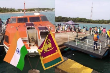 யாழை வந்தடைந்த இந்திய சுற்றுலா சொகுசுக் கப்பல்