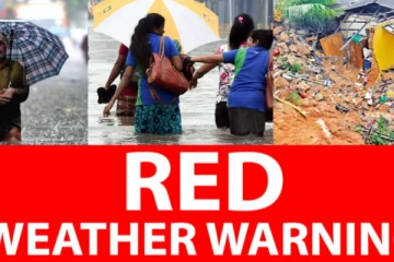 நாட்டின் பல பகுதிகளுக்கு மண்சரிவு சிவப்பு எச்சரிக்கை