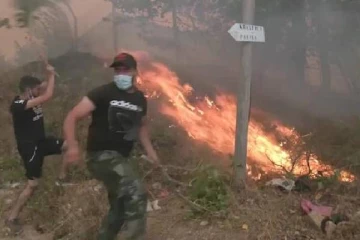 கட்டுக்கடங்காத காட்டுத்தீ;  திணறும் அல்ஜீரியா; உலக நாடுகளிடம்  முன்வைத்த கோரிக்கை