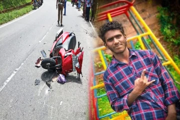 பாரவூர்தி சாரதியின் கவனயீனத்தால் பலியான இளைஞன்! தீவிர சிகிச்சை பிரிவில் தந்தை..!