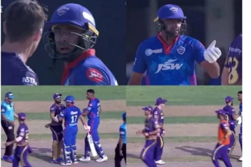 களத்தில் அஸ்வினை சுத்தி போட்டு சண்டைக்கு இழுத்து வார்த்தை தகராறு செய்த சவூதி - மோர்கன்! பரபரப்பான ரசிகர்கள்... வைரல் வீடியோ