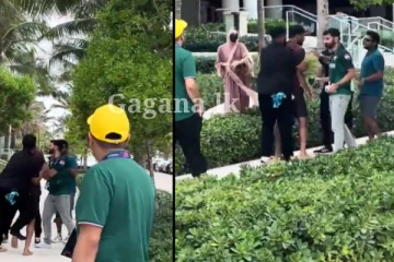 කෝප වුණ, ජනප්‍රිය ක්‍රිකට් ක්‍රීඩකයෙක් රසිකයෙක්ට පාරේ දී ම පහර දෙන්න ගිහින්..(PHOTOS)