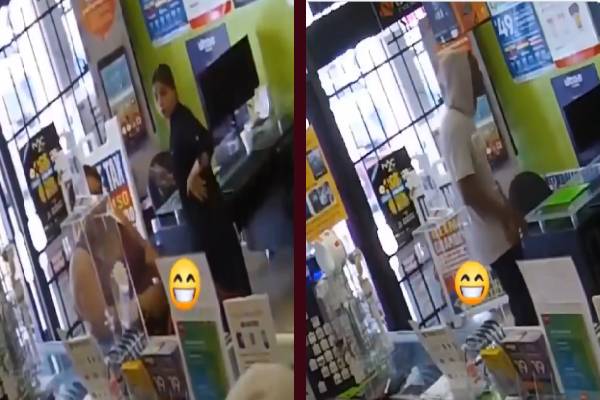 viral video: பட்டப் பகலில் கடைக்குள் துப்பாக்கியுடன் வந்த திருடன்... பெண்ணின் துணிச்சலான செயல்! | A Man Who Tried To Steal A Woman S Brave Act Viral