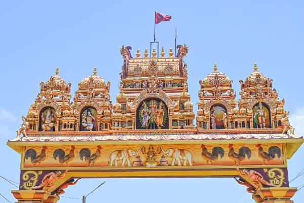 நல்லூர் வரவேற்பு வளைவில் பறக்கும் சேவல் கொடி (படங்கள்) | Rooster Flag At Nallur Welcome Ramp