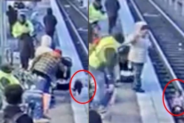 3 வயது சிறுமியை ரயில் பாதையில் தள்ளிவிட்ட பெண்: அதிர்ச்சியூட்டும் சிசிடிவி காட்சிகள்