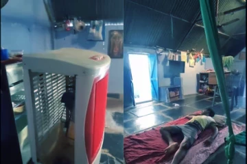 பிரிட்ஜை ஏசியாக மாற்றிய இளைஞன்....வைரலாகும் வீடியோ காட்சி...