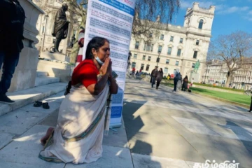 பிரித்தானியாவில் ஈழத்தமிழ் பெண் சாகும் வரை உண்ணாவிரதம்