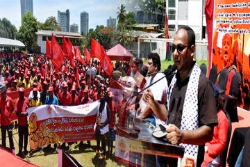 ஊழல்மிக்க அரசியல்வாதிகளின் கடன் சுமையை மக்கள் சுமக்க வேண்டியதில்லை: மே தினத்தில் அறைகூவல்