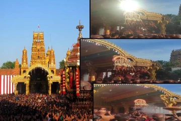நல்லூரில் ஏழு குதிரைகள் பூட்டிய இரதத்தில் எழுந்தருளிய சூரியபகவான்! களைகட்டிய சூர்யோற்சவம்