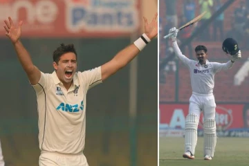 சதமடித்து சாதித்த ஸ்ரேயாஸ்..! 2வது நாள் நியூசிலாந்து ஆதிக்கம்.. மளமளவென விக்கெட்டுகளை இழந்து இந்தியா ஆல் அவுட்